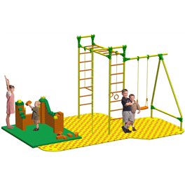 Puzzle + GigaBloks Playground для уличного спортивного комплекса Leco-IT Street 2,6 х 3,0 м Puzzle + GigaBloks Playground для уличного спортивного комплекса Leco-IT Street 2,6 х 3,0 м