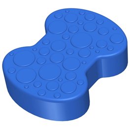 Соединительный элемент пазлового покрытия для игровых площадок Leco-IT синий Соединительный элемент пазлового покрытия для игровых площадок Leco-IT синий
