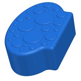 Заглушающий элемент пазлового покрытия для игровых площадок Leco-IT синий Заглушающий элемент пазлового покрытия для игровых площадок Leco-IT синий